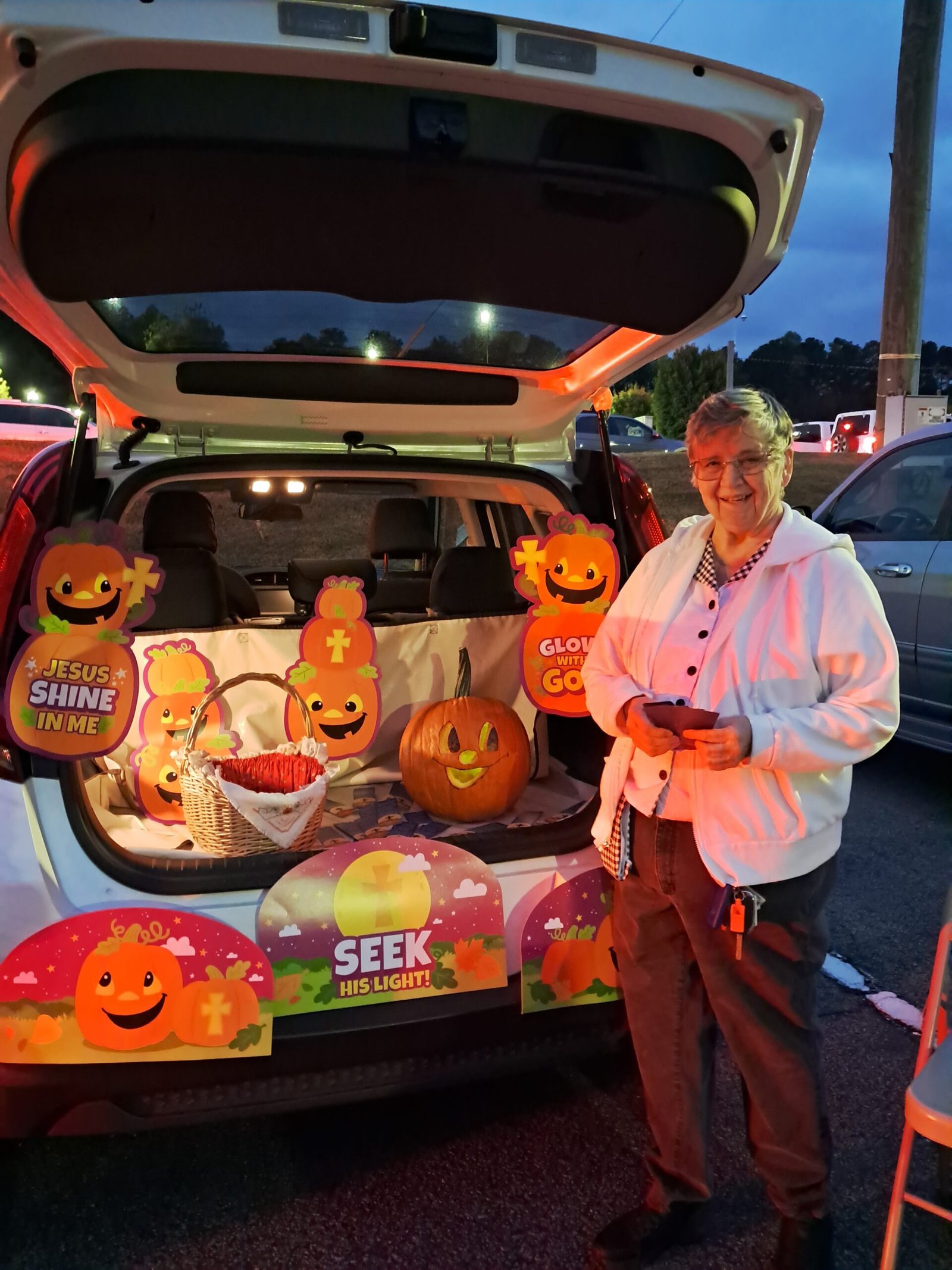 Trunk or treat pumpkins