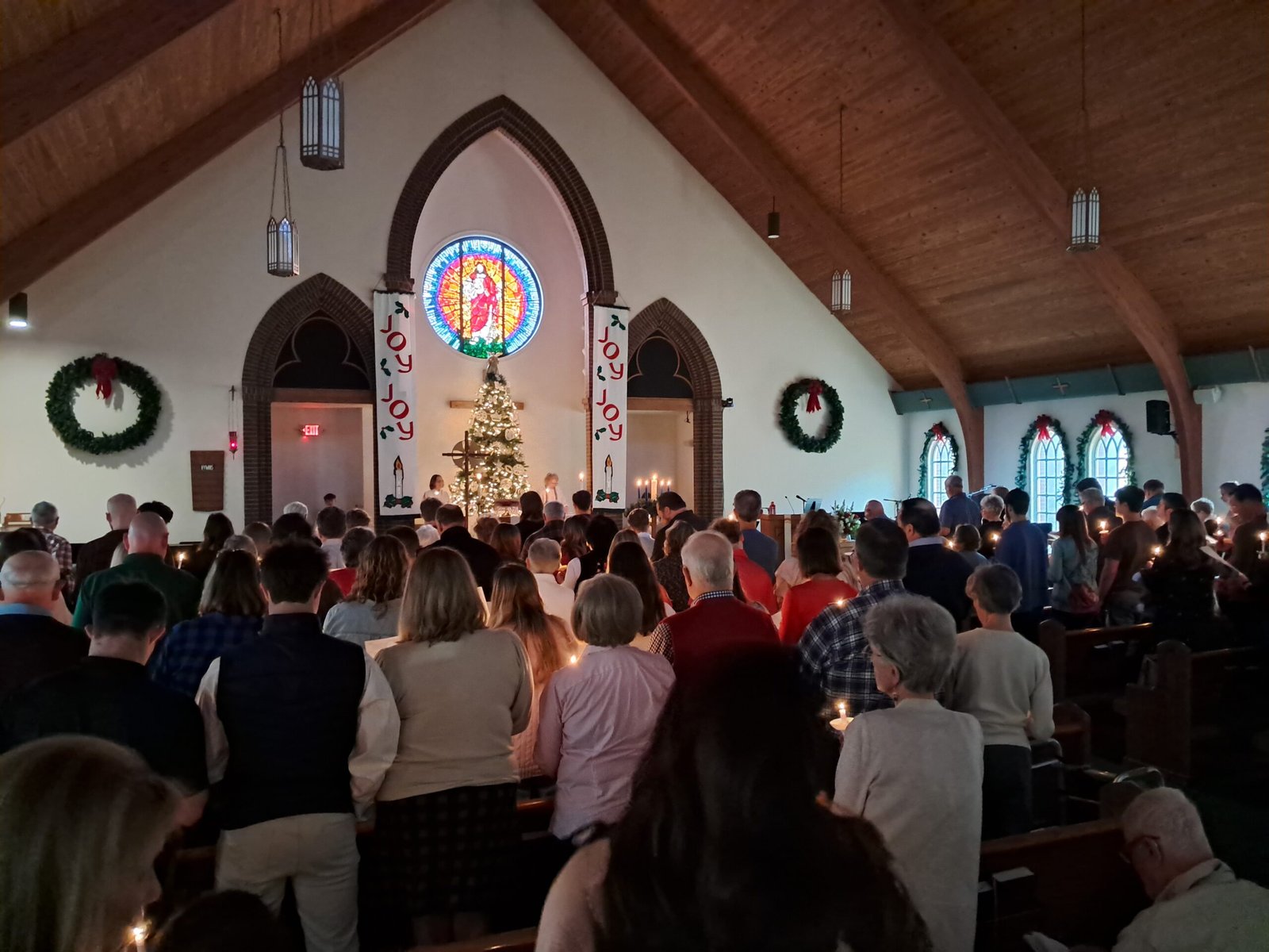 Congregation with Candles