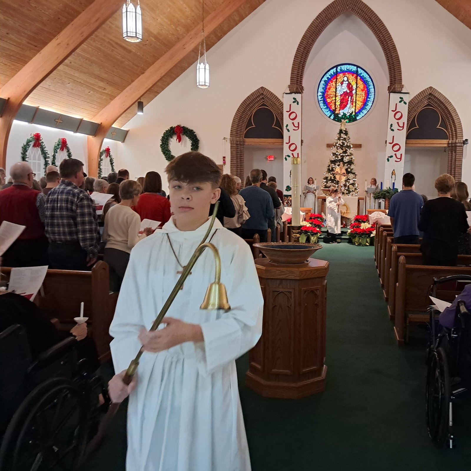 Acolyte at Christmas