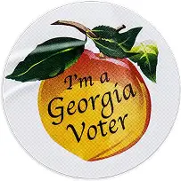 "I'm a Georgia Voter" sticker